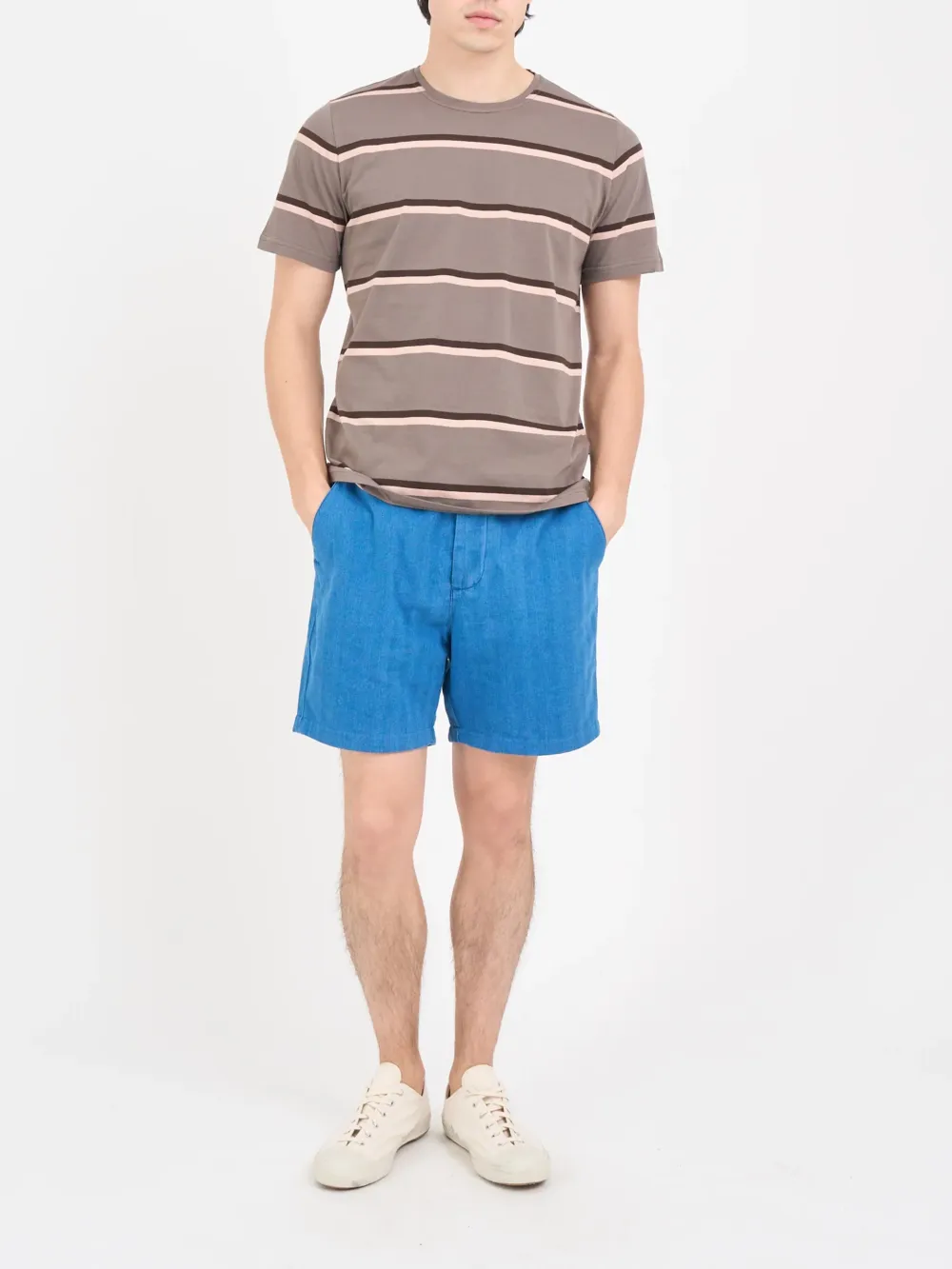 Brown Crew Neck Short Sleeve T-Shirt