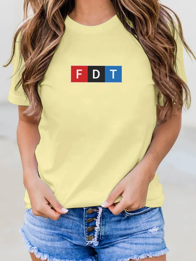 Women's I Stand With Them Short Sleeve Round Neck Pure Cotton T-Shirt