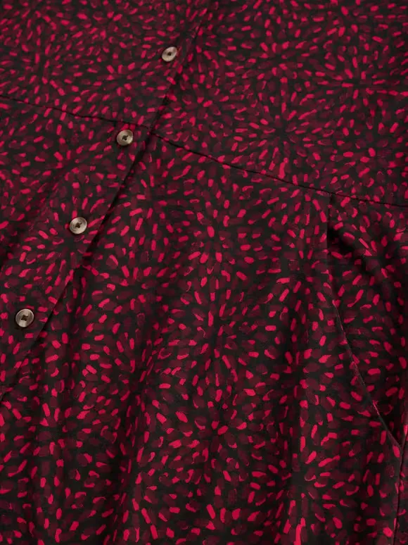 Midi Jersey Shirt Dress