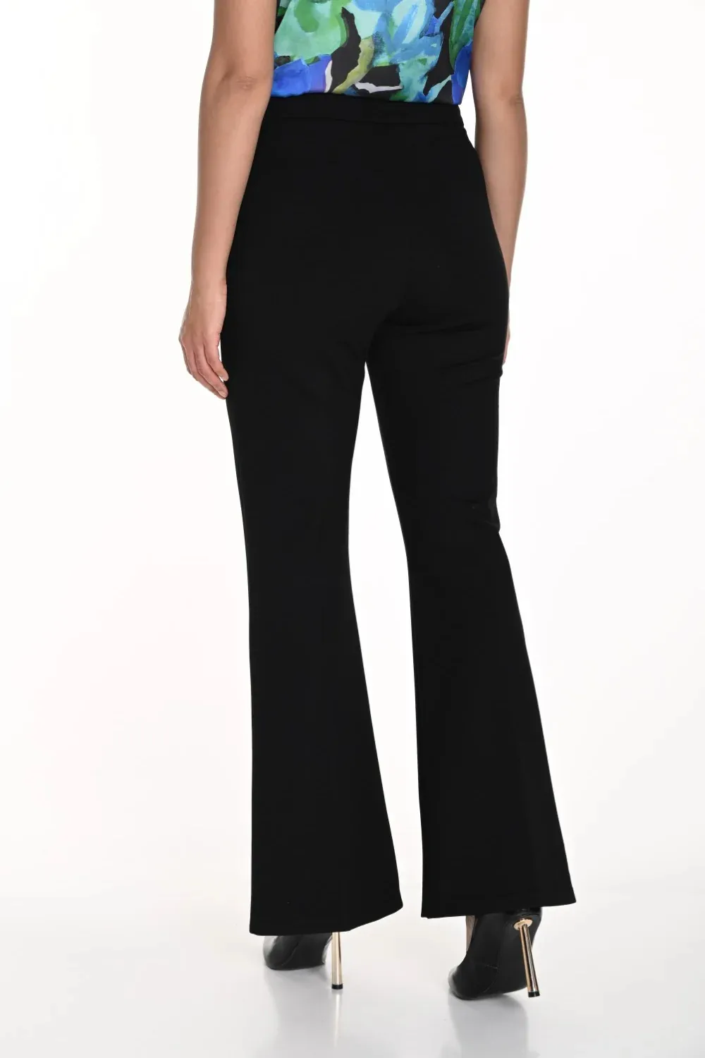 Black High - Waist Flared Pants