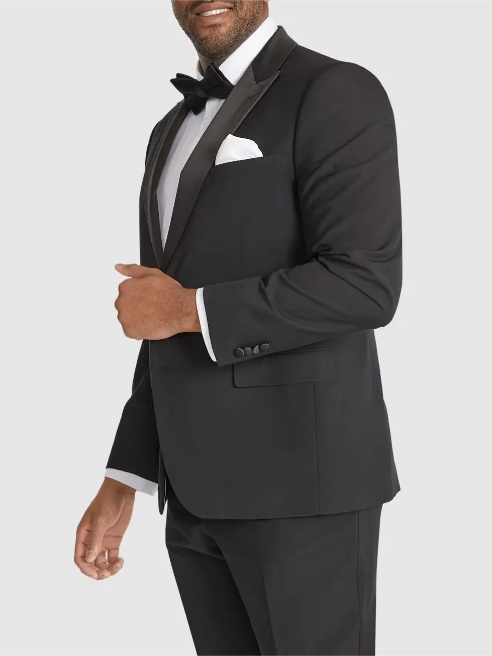 BLACK TUXEDO SUIT JACKET