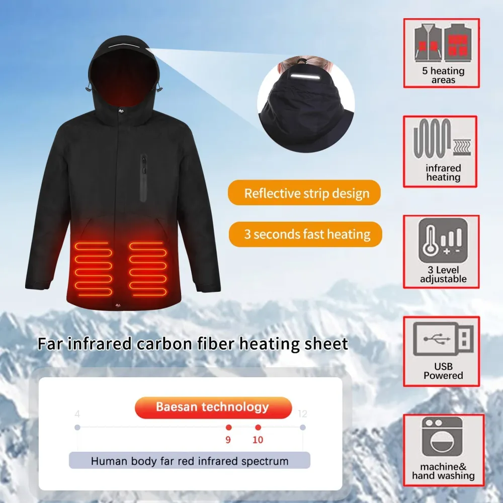 Heated Jacket for Men and Women