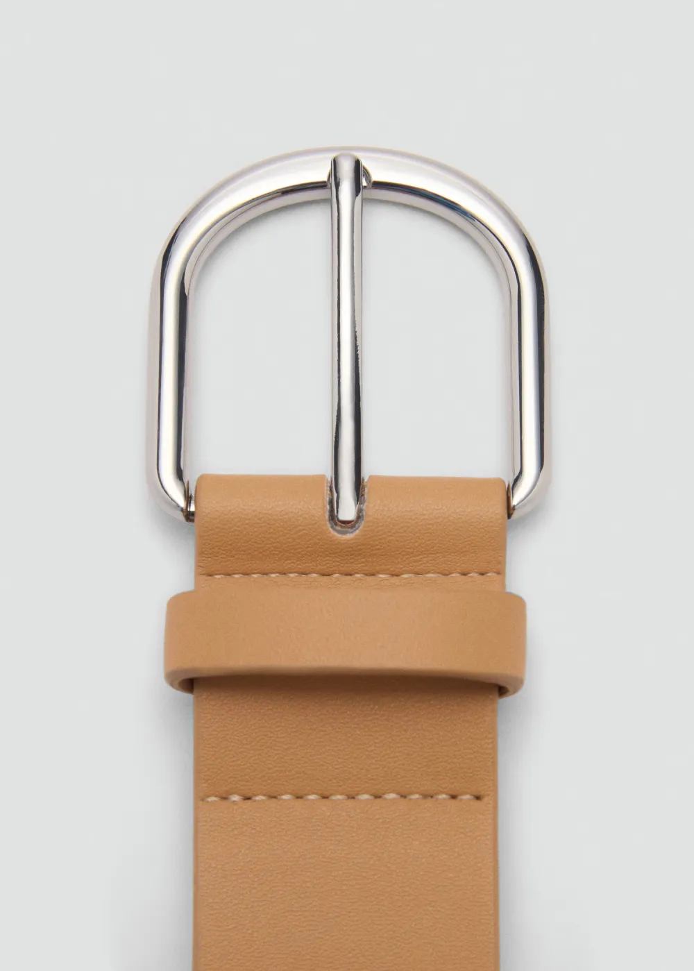 Beige Casual Style Combined Mirror Belts