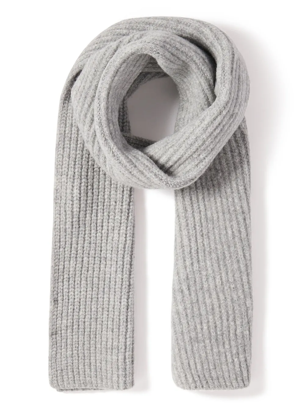 Grey Knitted Scarf