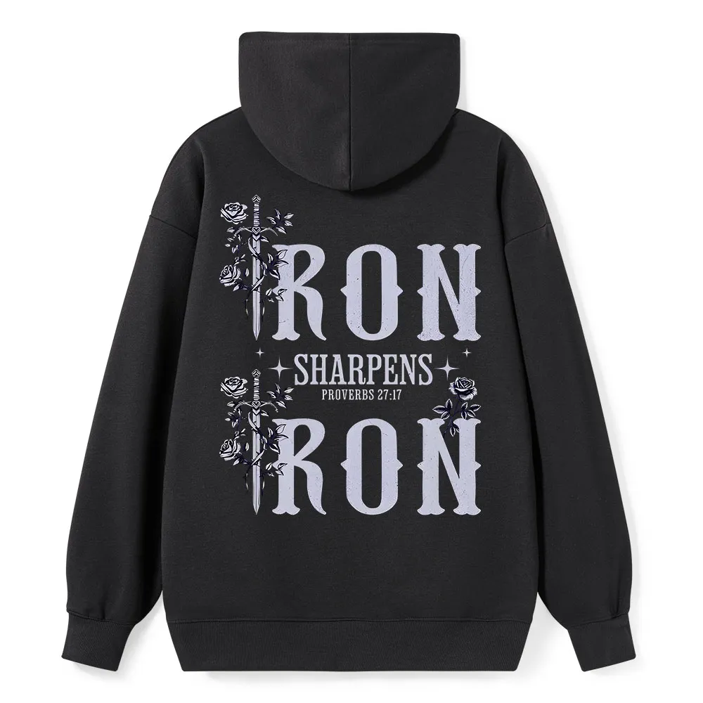 IRon Sharpens Classic Christian Hoodie
