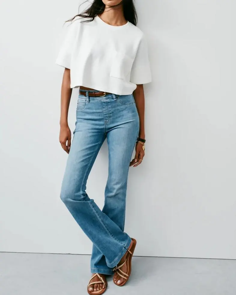 High Waist Flare Jeans