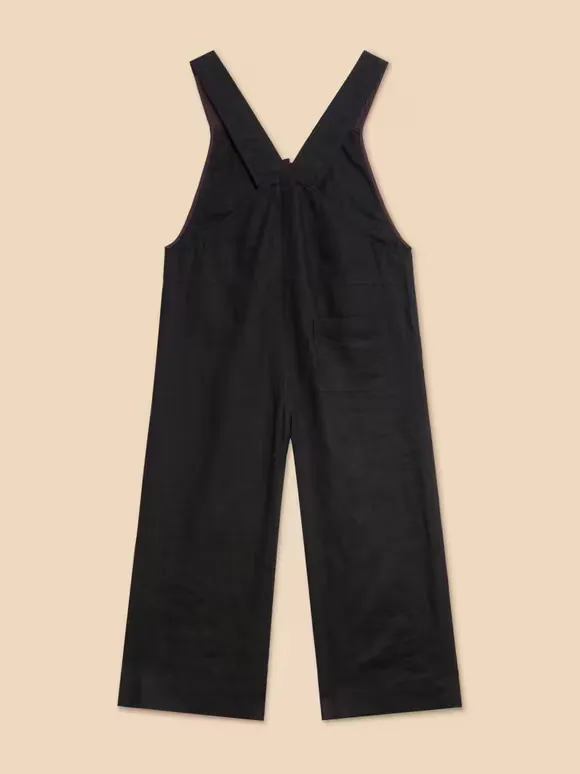 Crop Linen Dungaree
