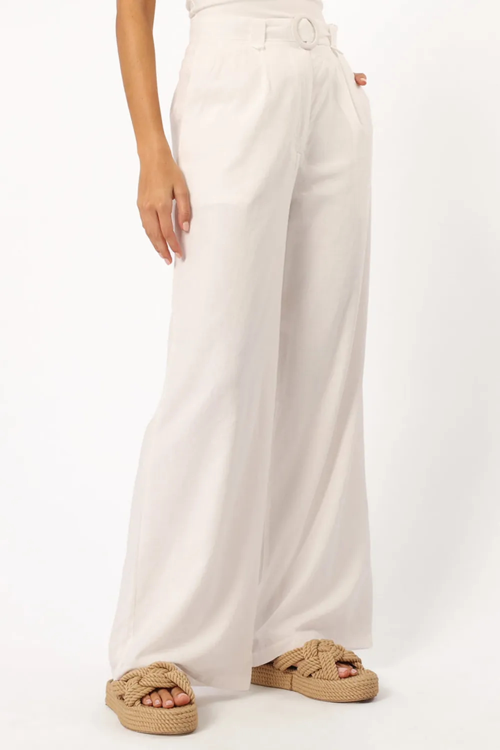WHITE CASUAL STYLE PANT