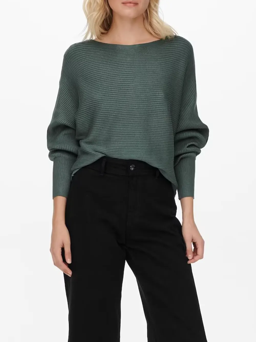 Plain Colored Crew Neck Long Sleeve Sweaters