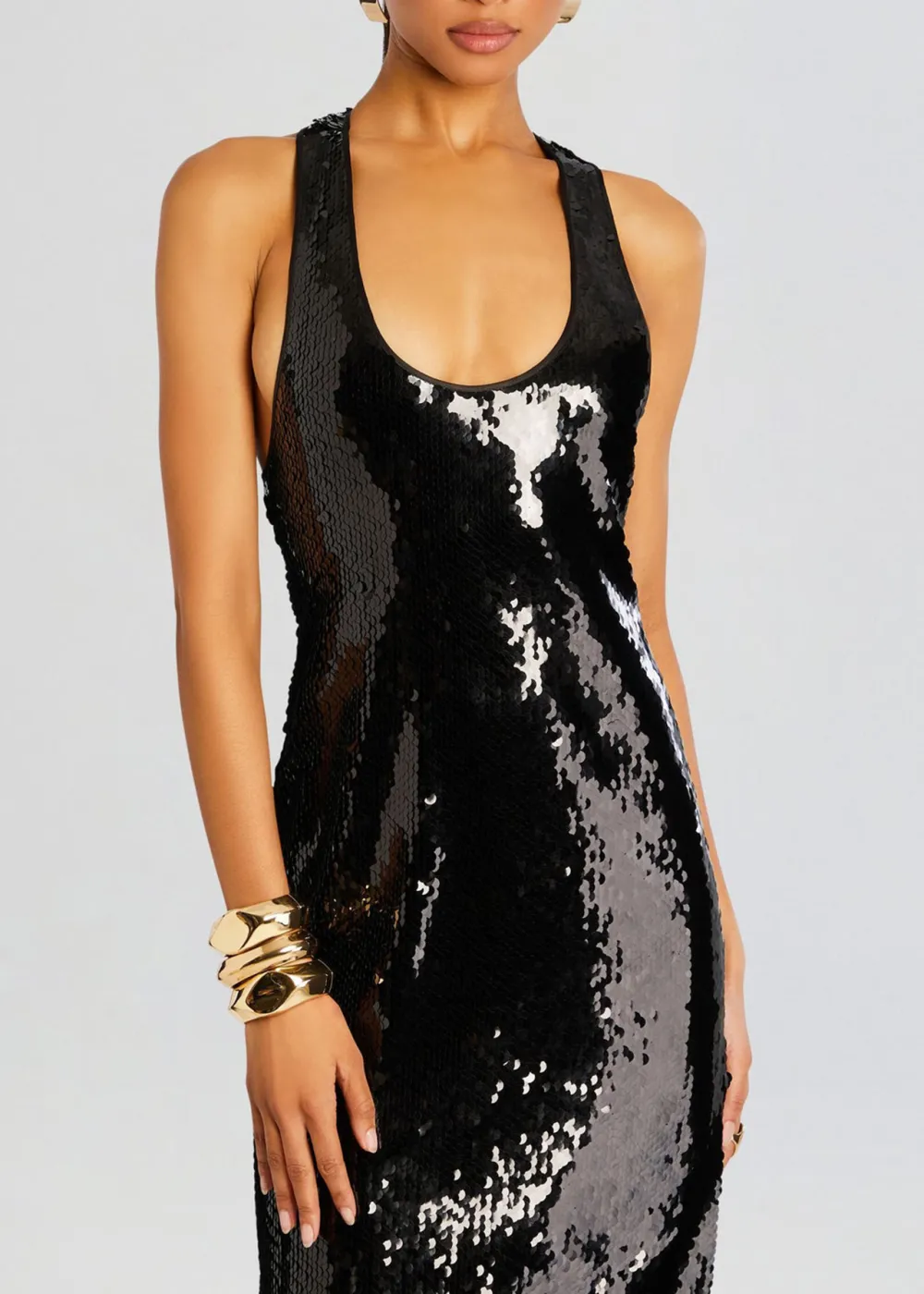 Sequin Tank Maxi Dress