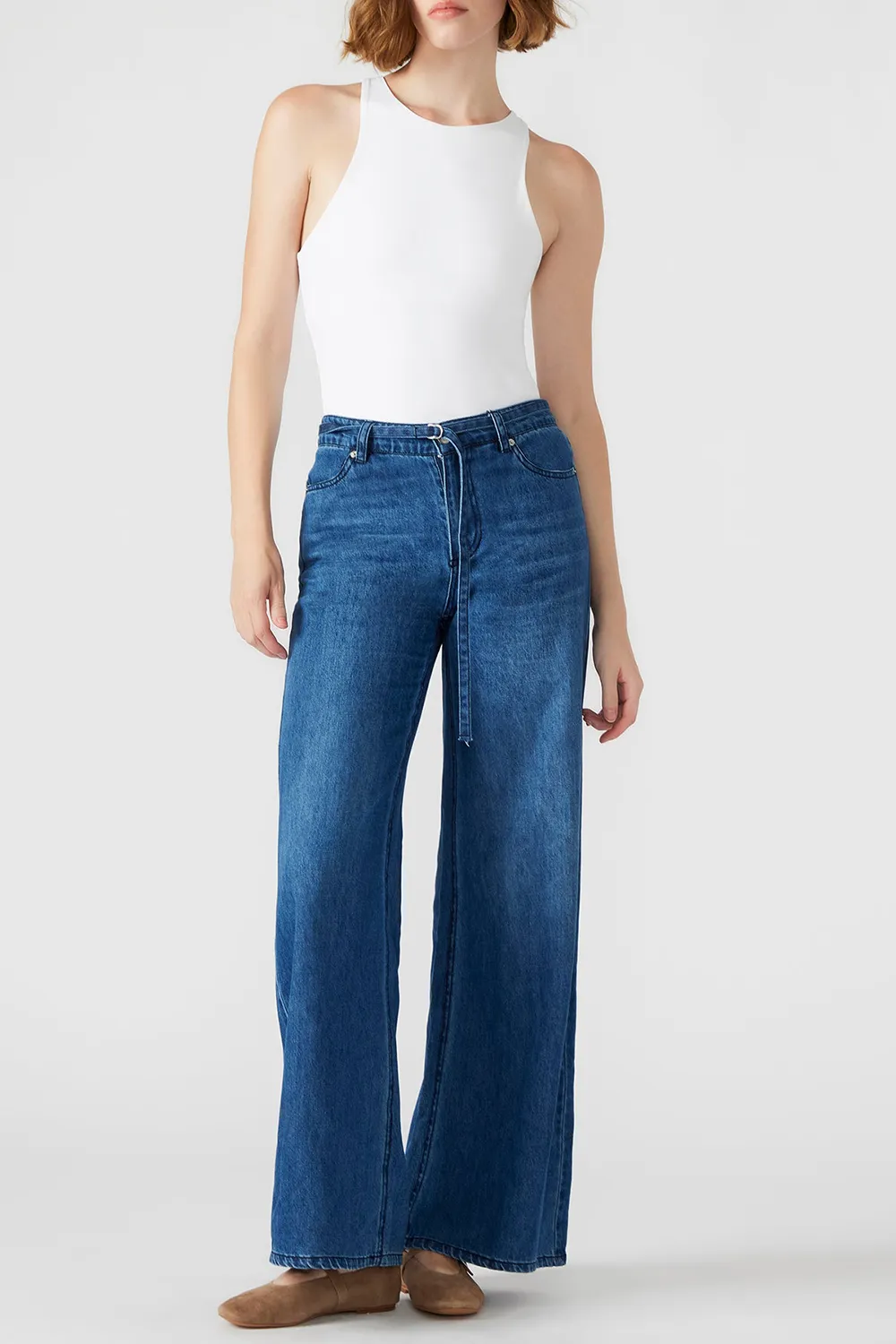 CREW NECK BODYSUIT RED