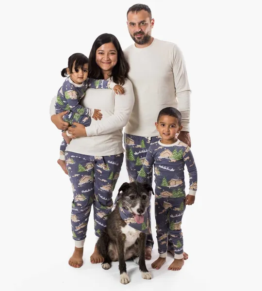 Home Sweet Home Organic Cotton Matching Family Pajamas