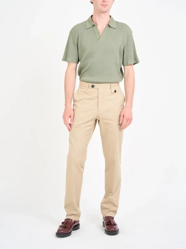 Beige Casual Style Trousers