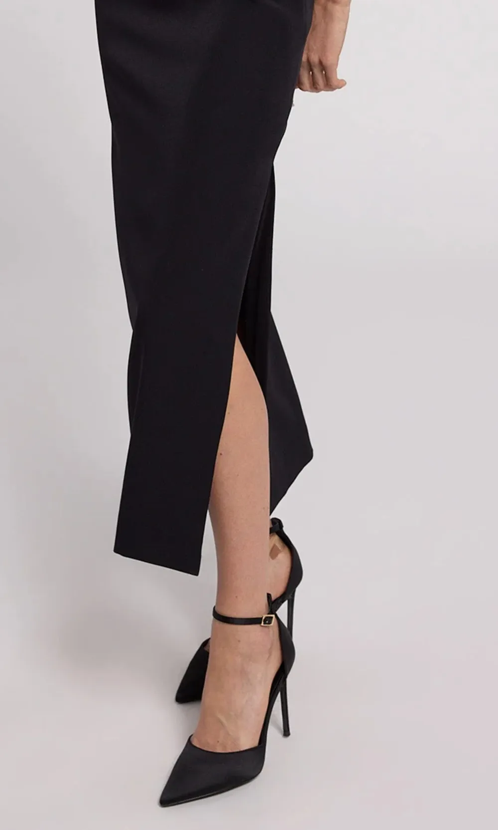 Lace Mock Neck Sleeveless Dress