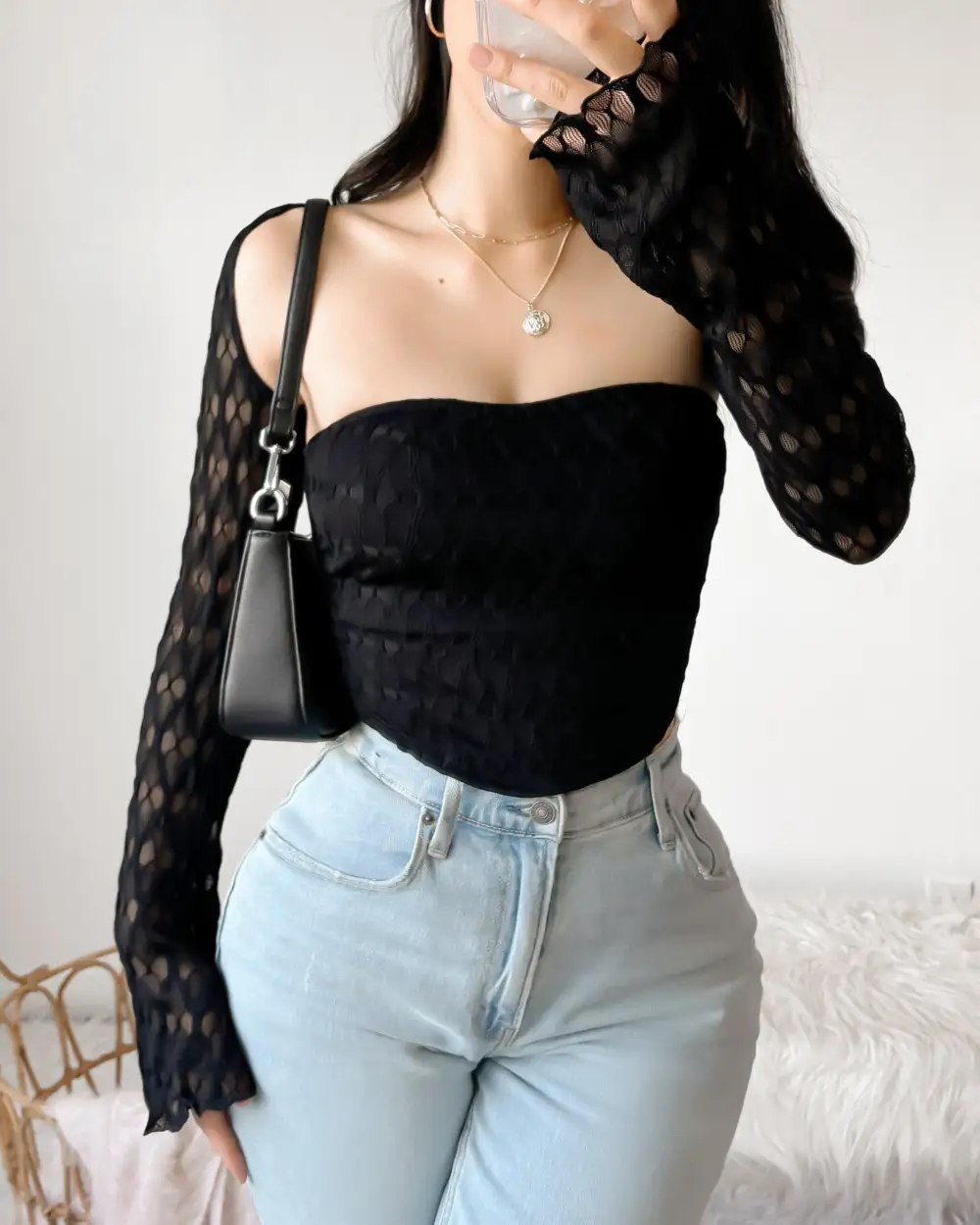 RAYA BOLERO 2 PIECE SET (BLACK)