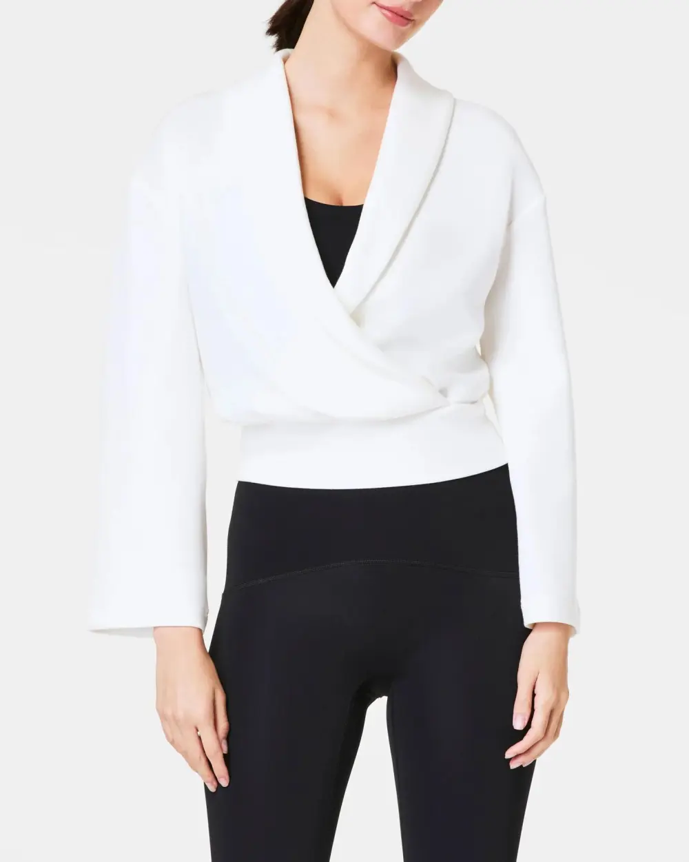 Shawl Collar Wrap Top