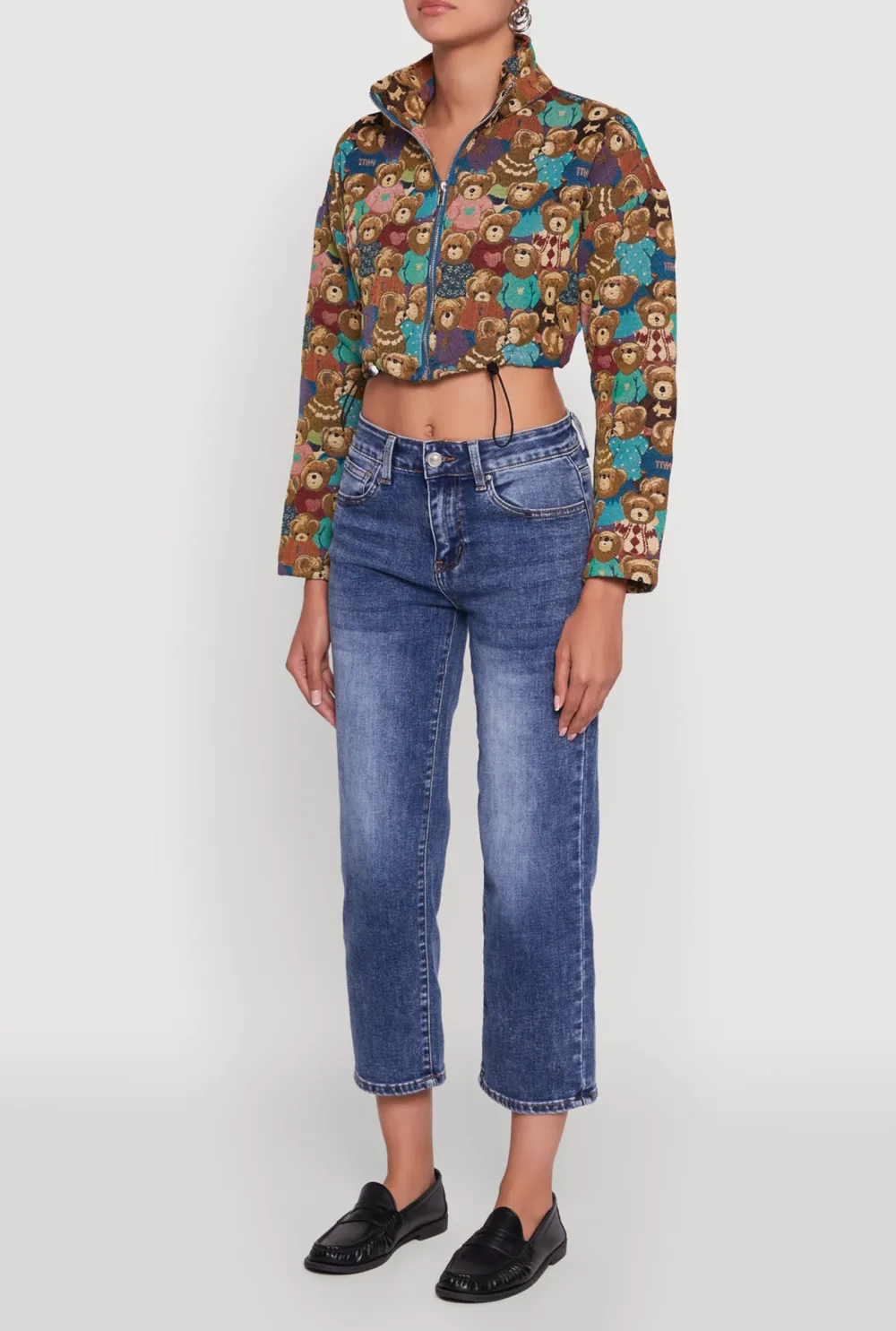 Drawstring Hem Jacket