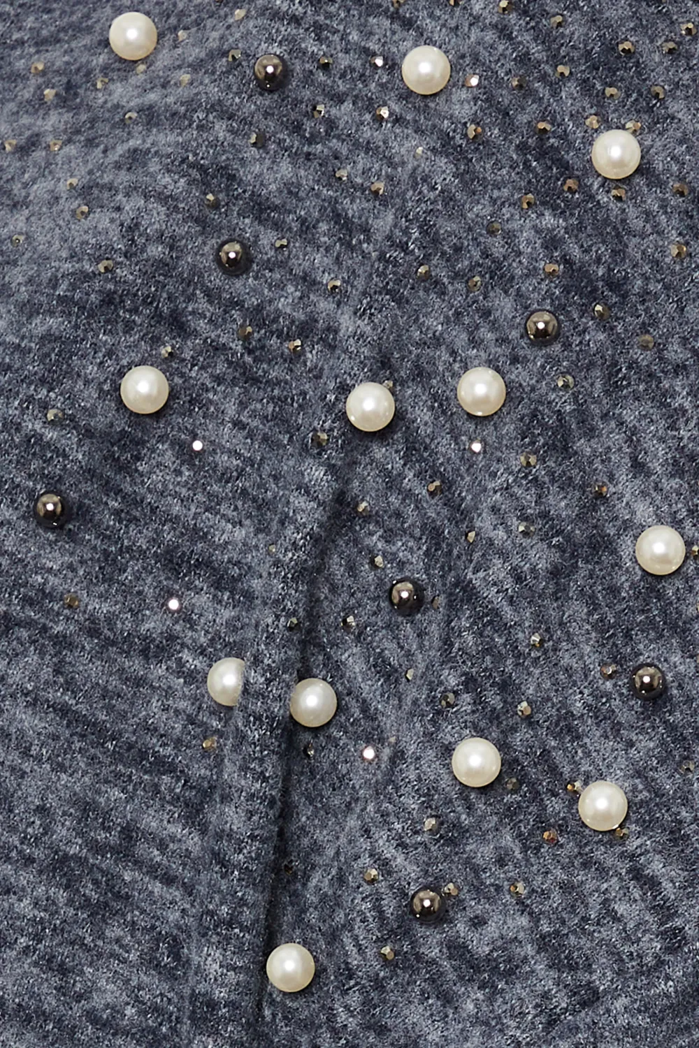 YOURS Curve Natural Brown Pearl Embellished Jumper