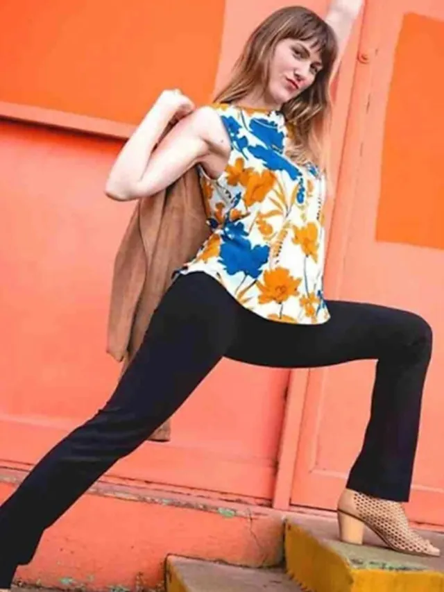 Women‘s Dress Work Pants Bootcut Pants Trousers Mid Waist Basic Daily Black 1# Black S M Summer