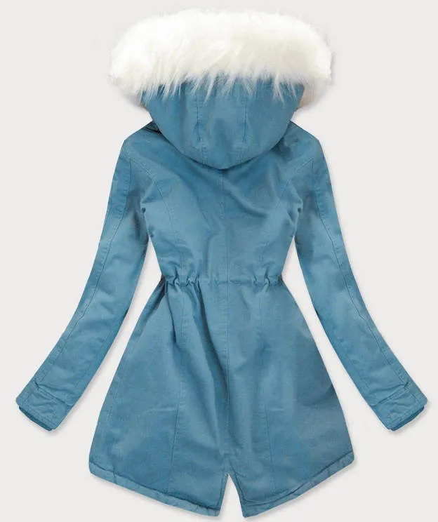 WOMEN'S WINTER PARKA BLUE