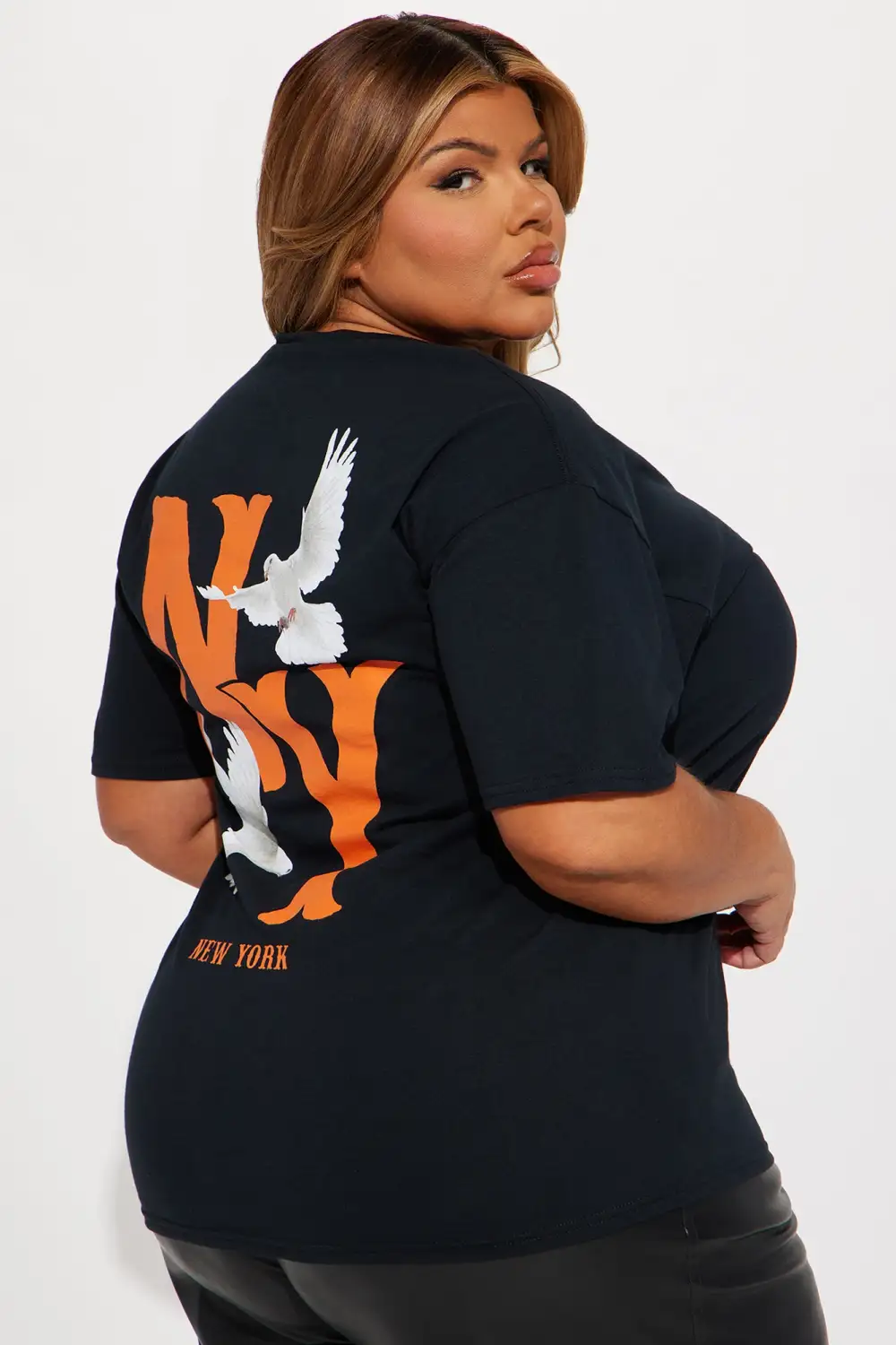 Flyest In The East Short Sleeve Tee - Black/Orange