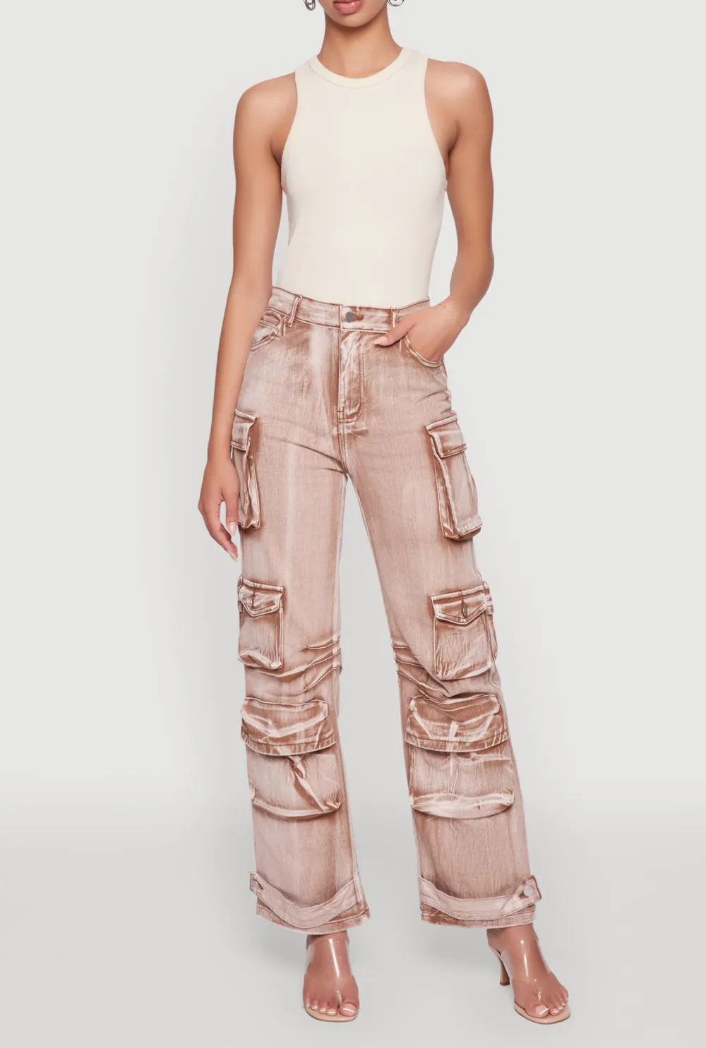 High Waisted Workwear Jeans