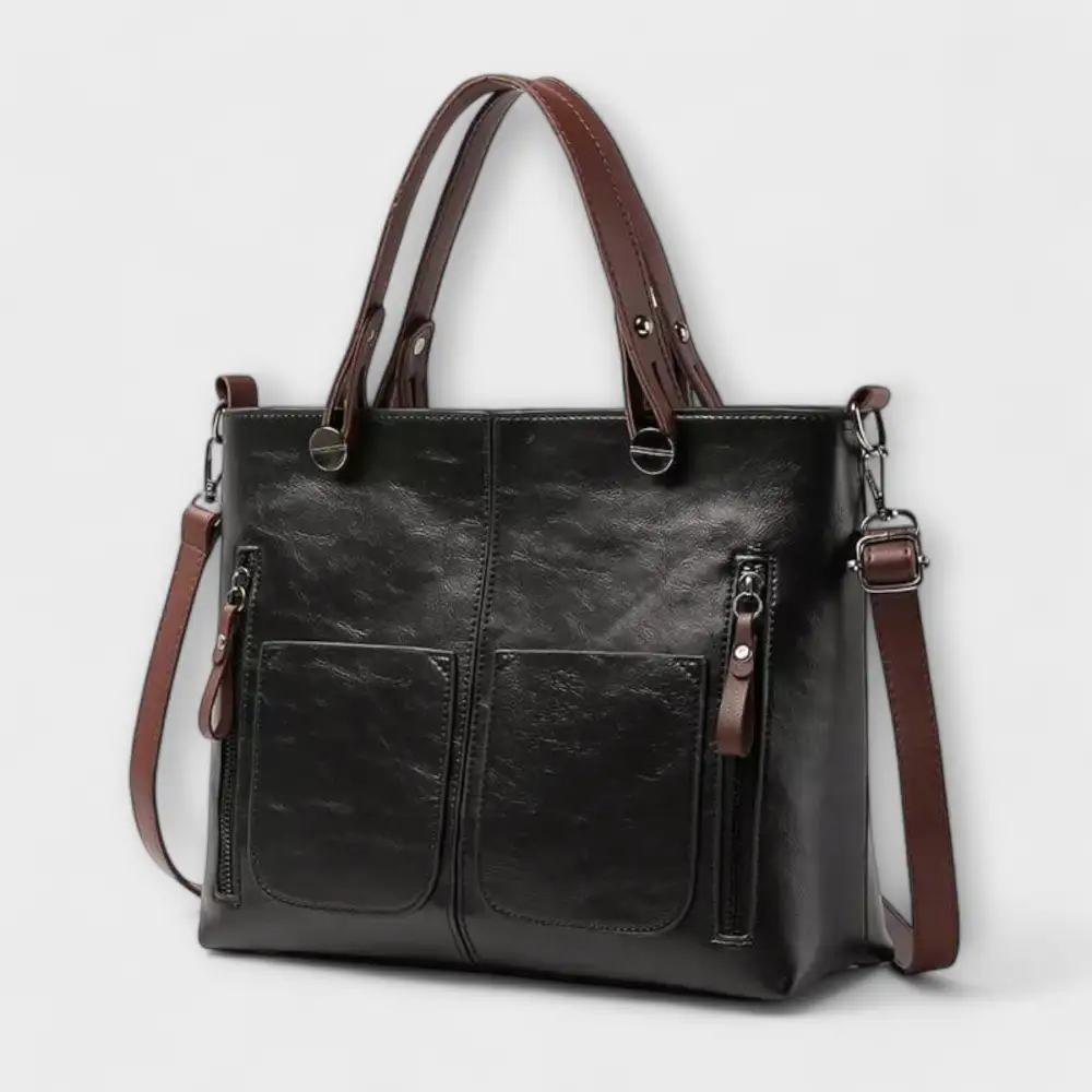 Textured Suede Handbag