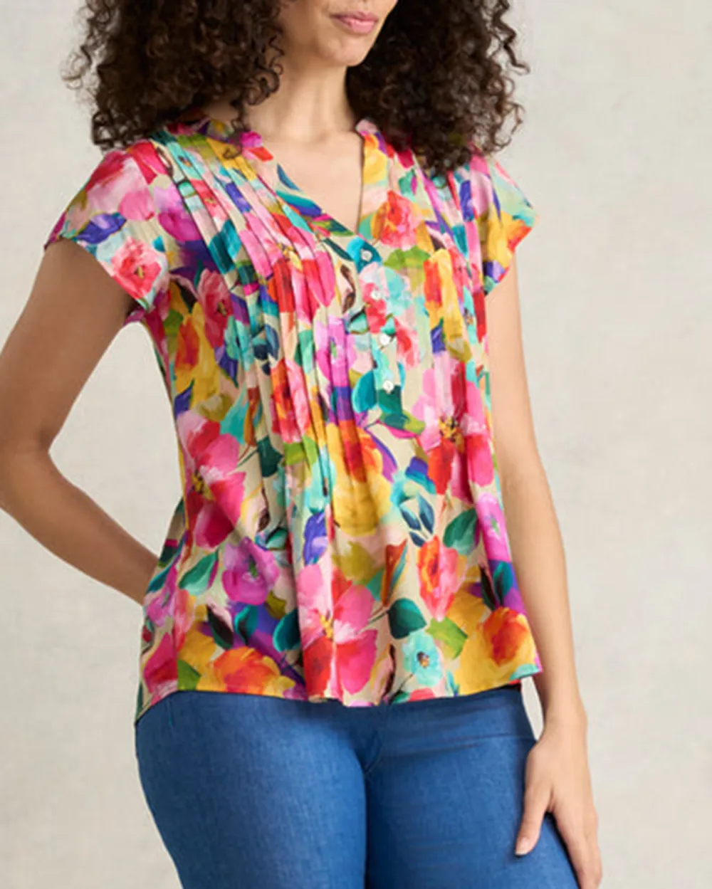 Lightweight Print Blouse