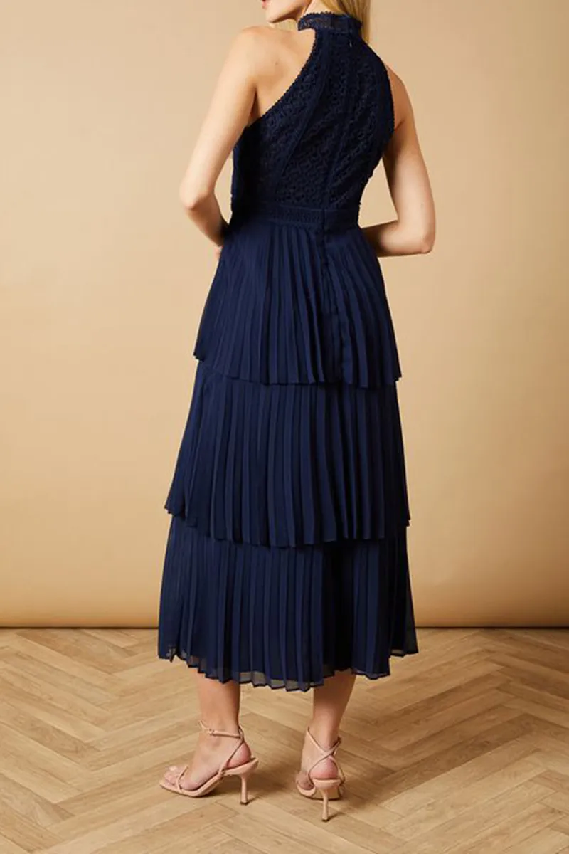 Casual Style Lace Sleeveless Dress