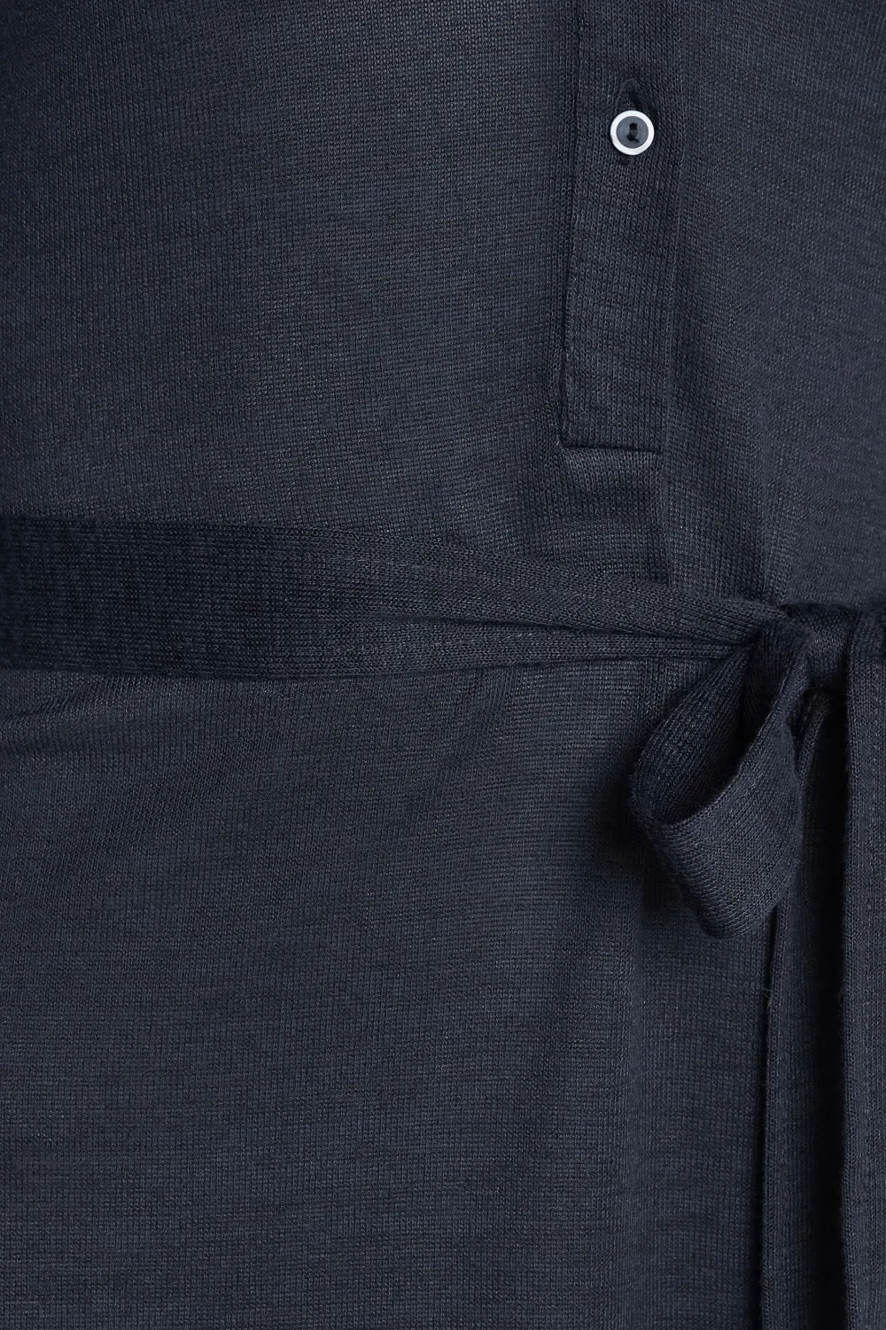 M&Co Navy Blue Tie Waist Tunic Dress