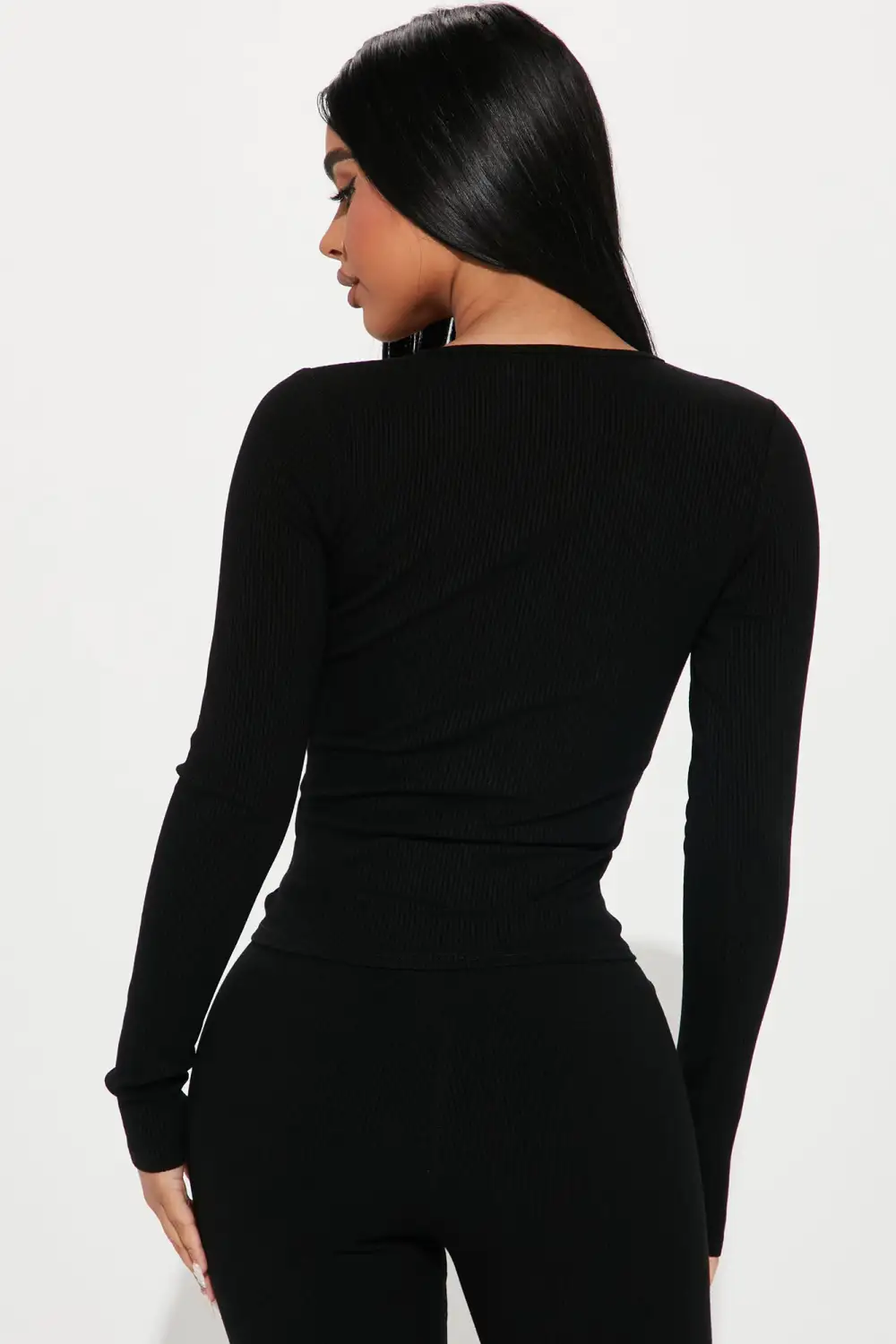 Tristan Snatched Top - Black