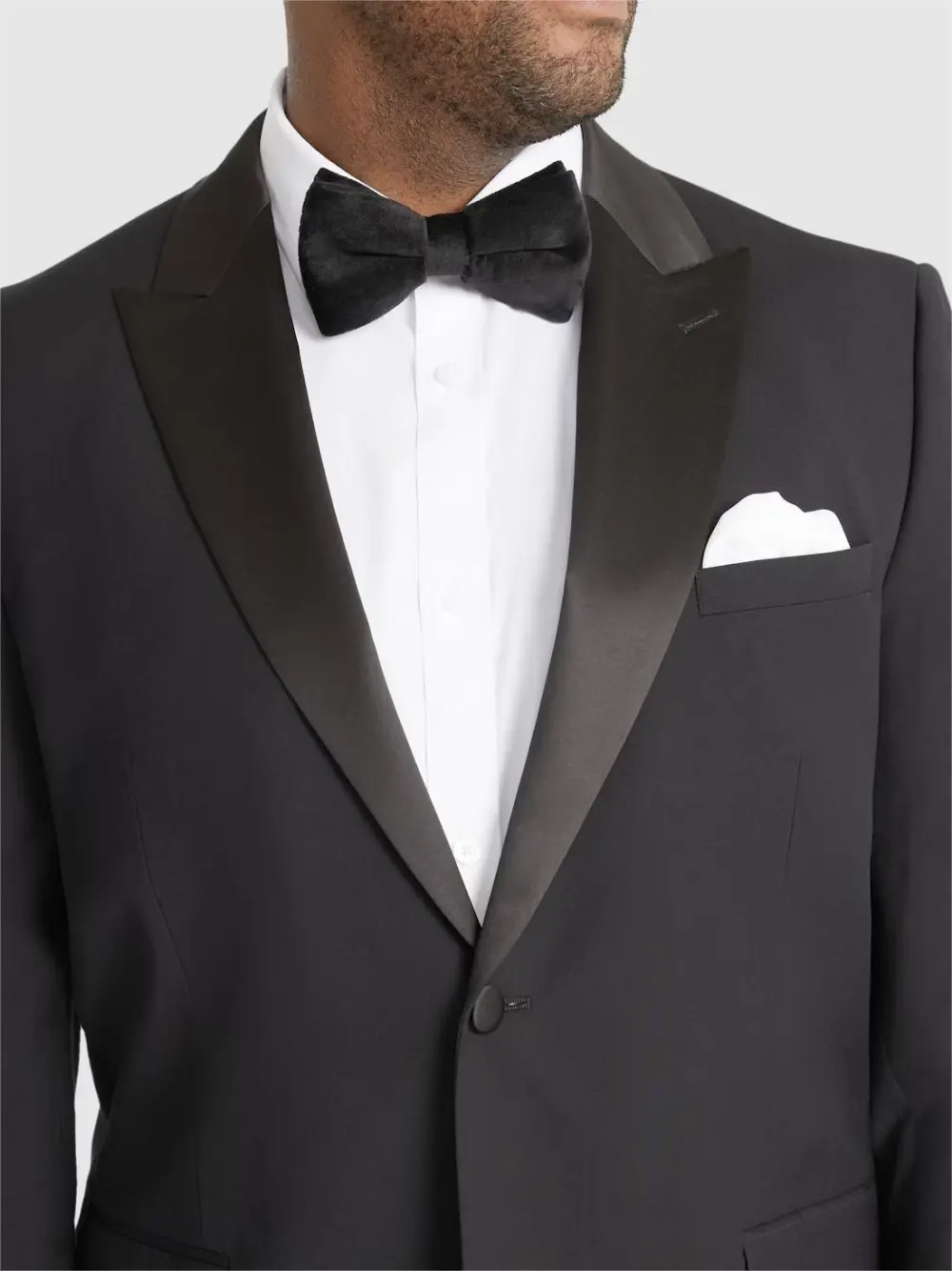 BLACK TUXEDO SUIT JACKET