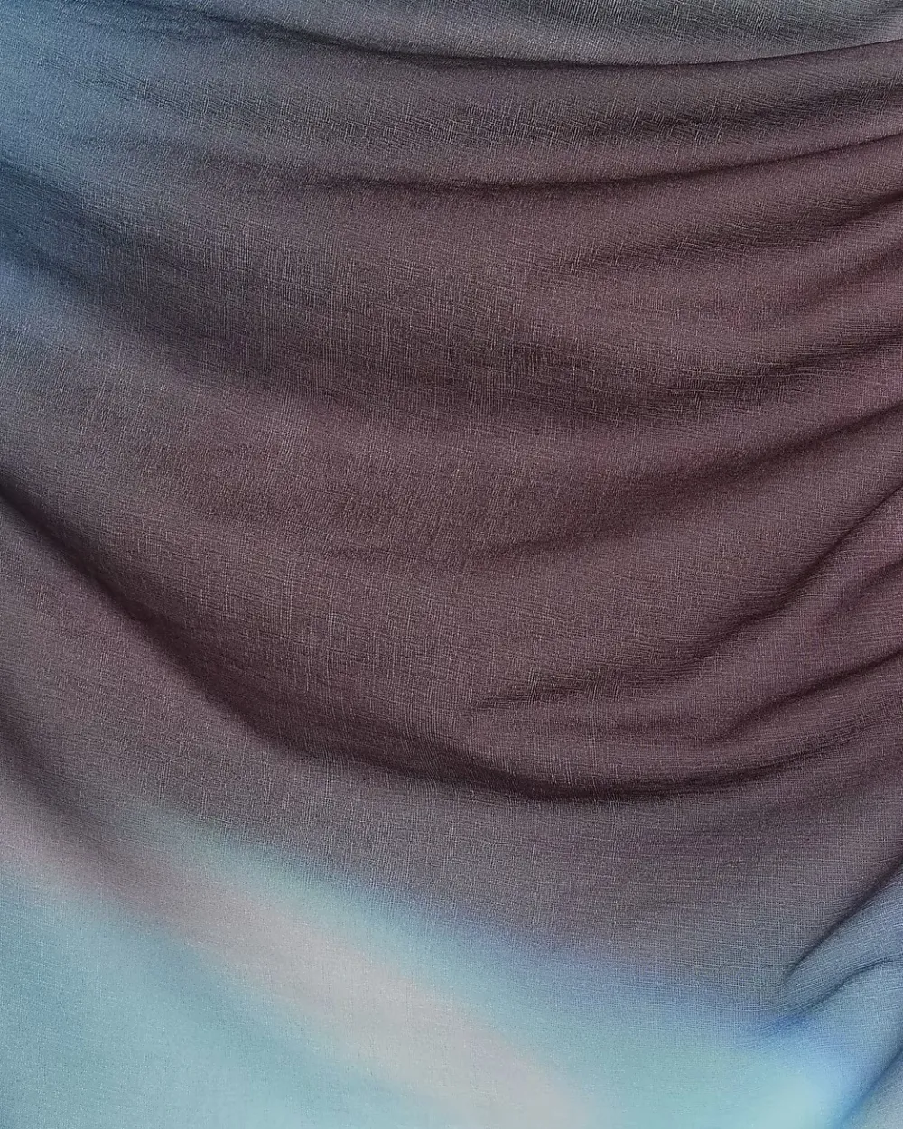 Blue Gradient Slim Fit Fashionable Women's Dresses