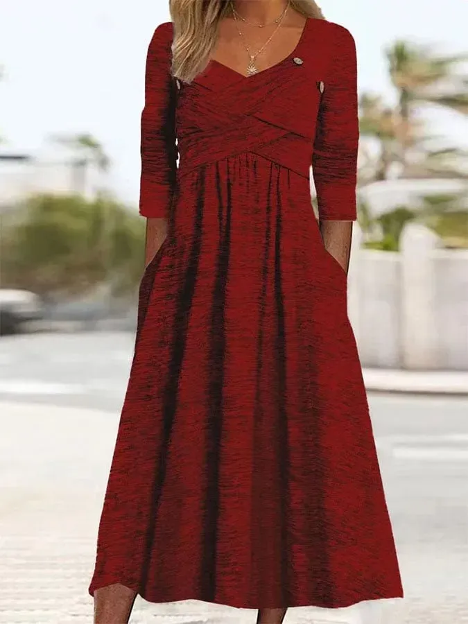 Women'S Casual Waist Dress