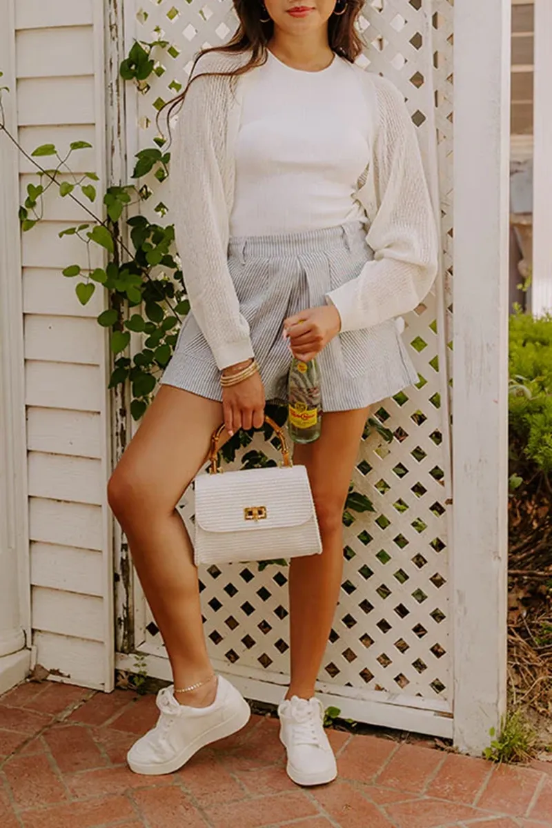 Fashionable And Versatile Solid Color Women's Coat