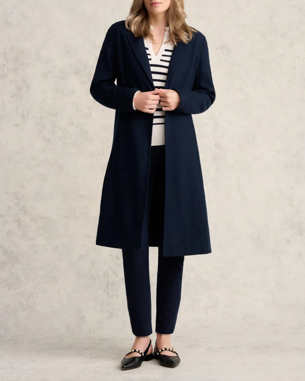 Long Line Single Breasted Coat