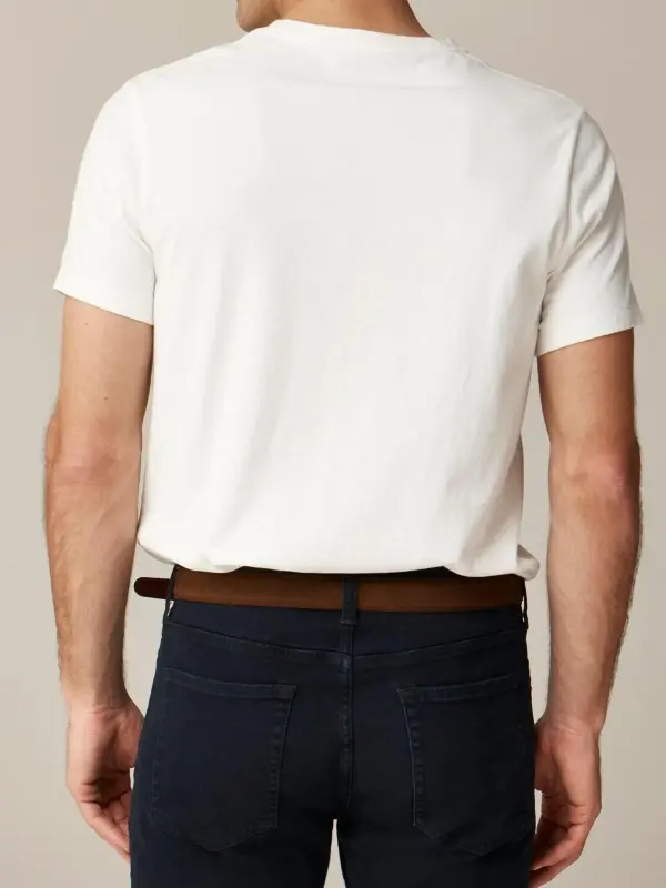 White Basic Crew Neck T-Shirt