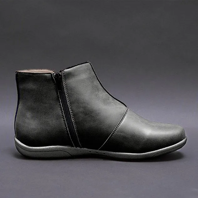 Women Winter Flat Heel Boots