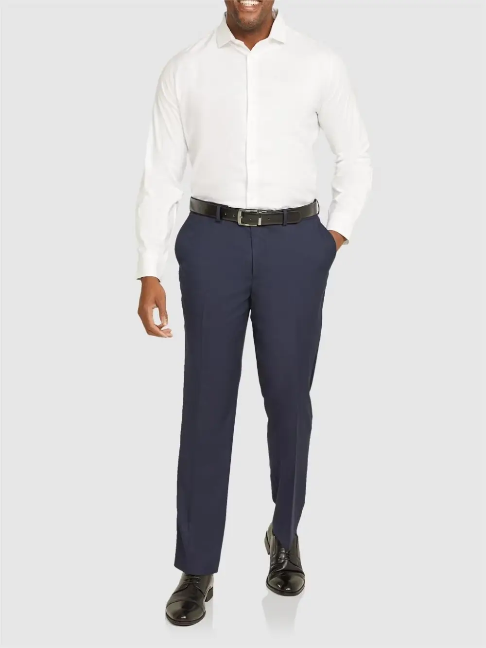 NAVY STRETCH DRESS PANT