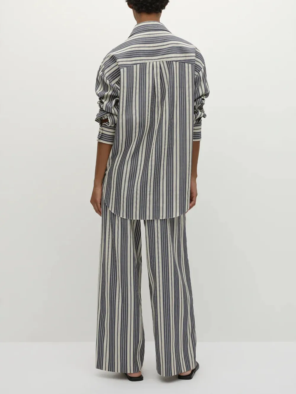 Casual Style Pant Navy Stripe