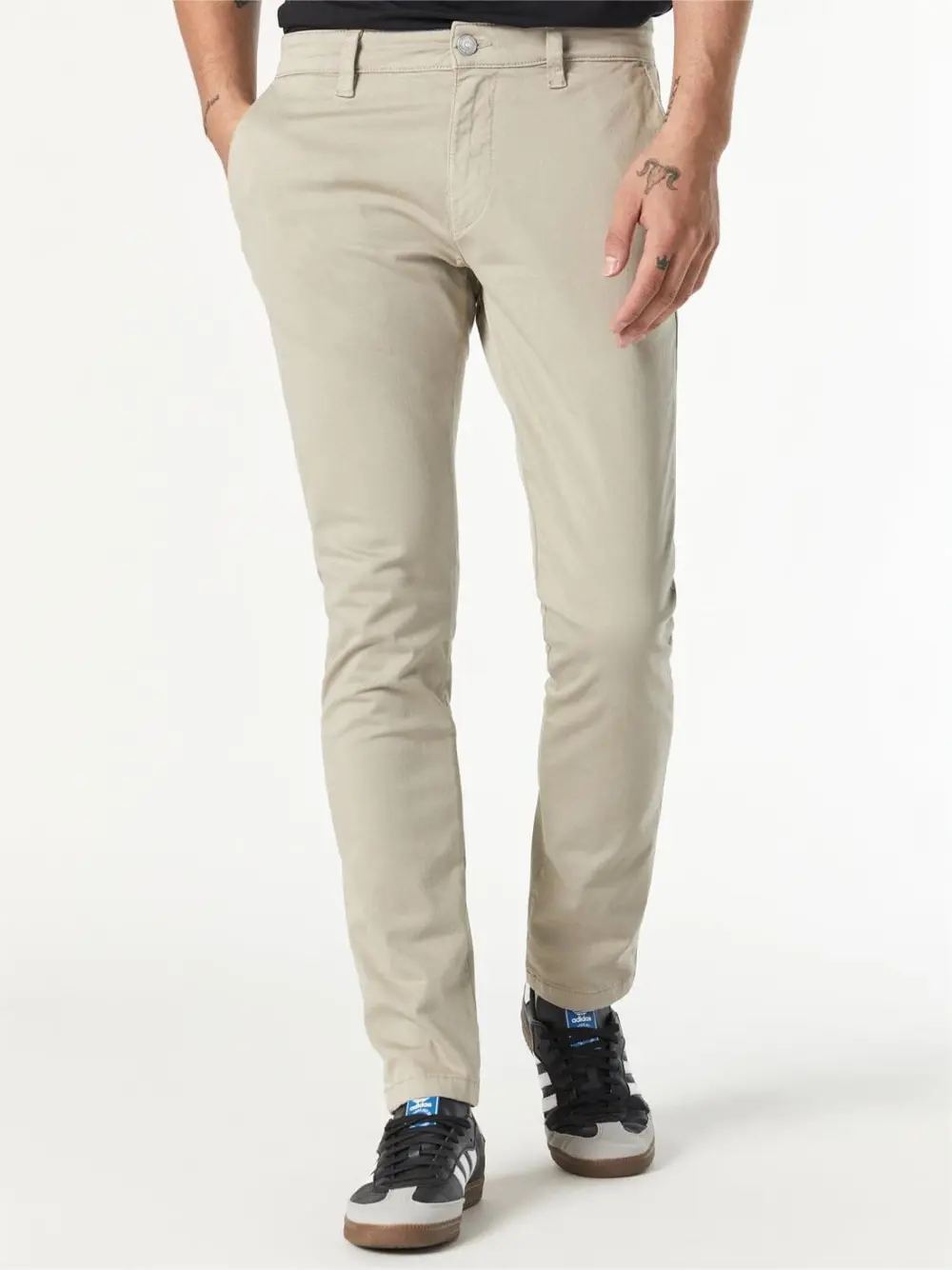 Slim Leg Straight Pants