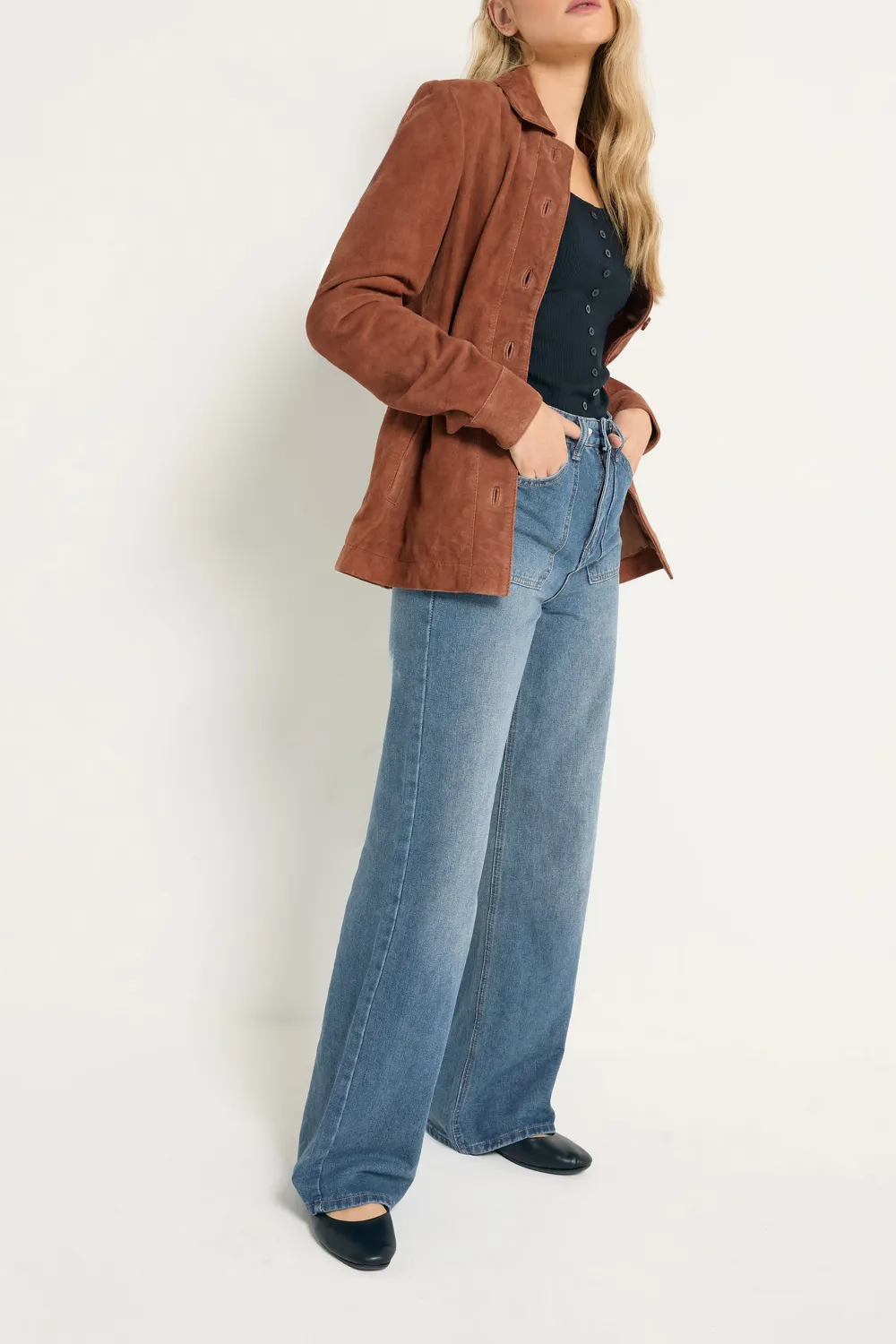 Women's Casual Wide Leg Jeans
