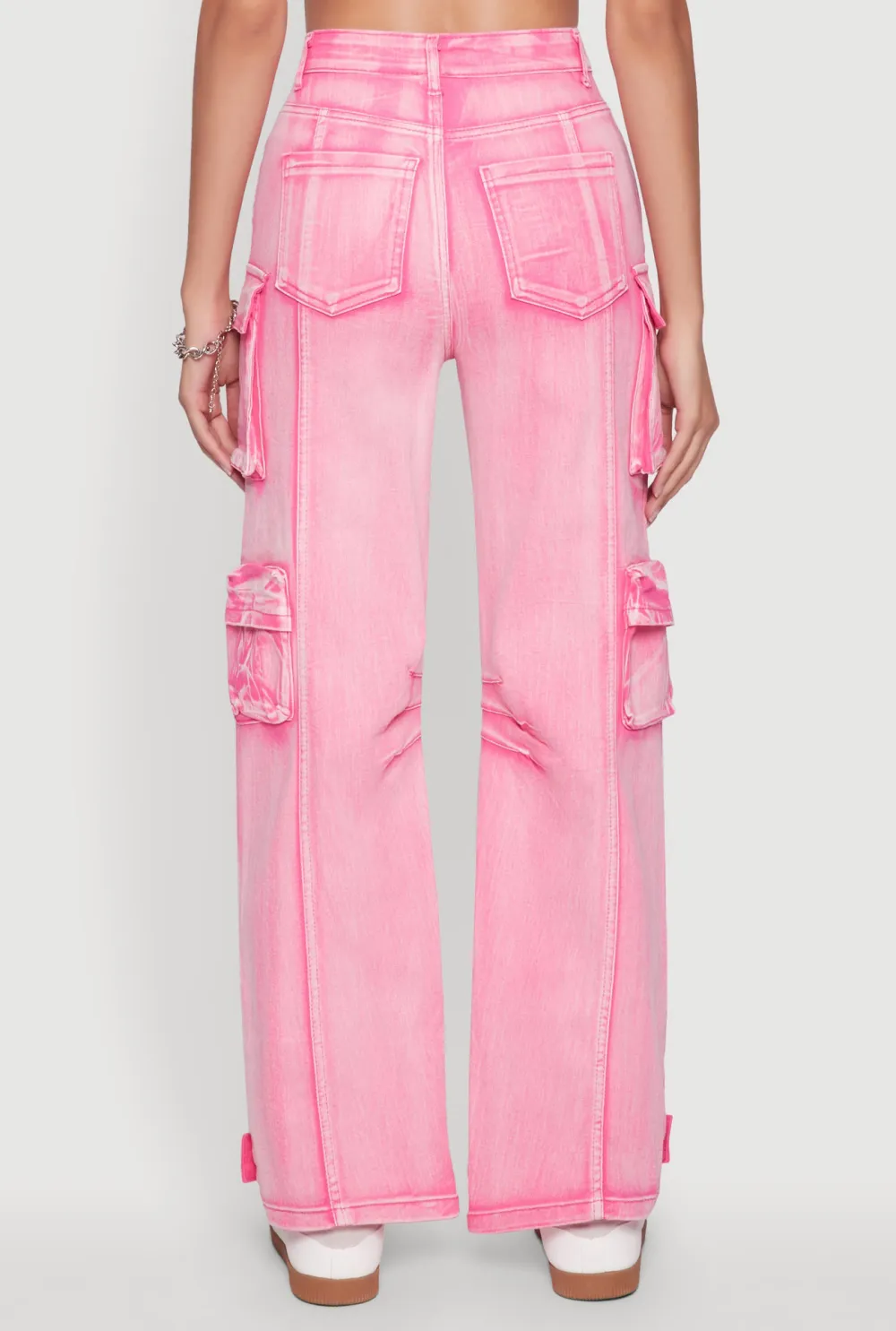 Solid Color Women's Jeans