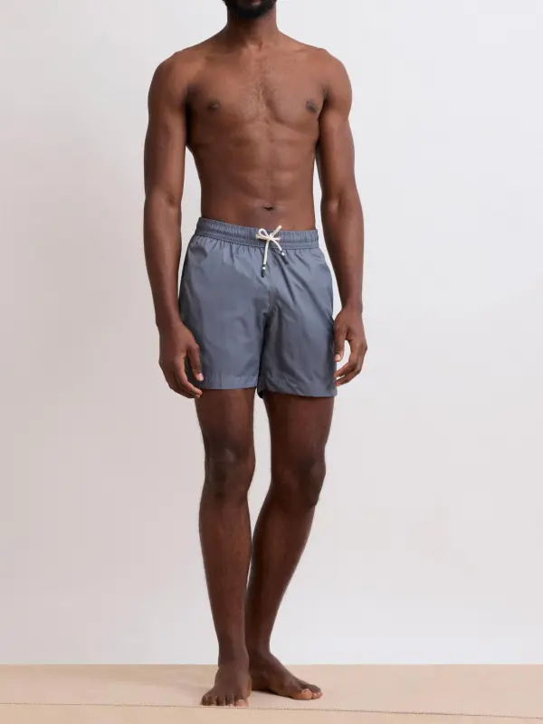 Loose Casual Comfortable Breathable Grey Swim Trunks