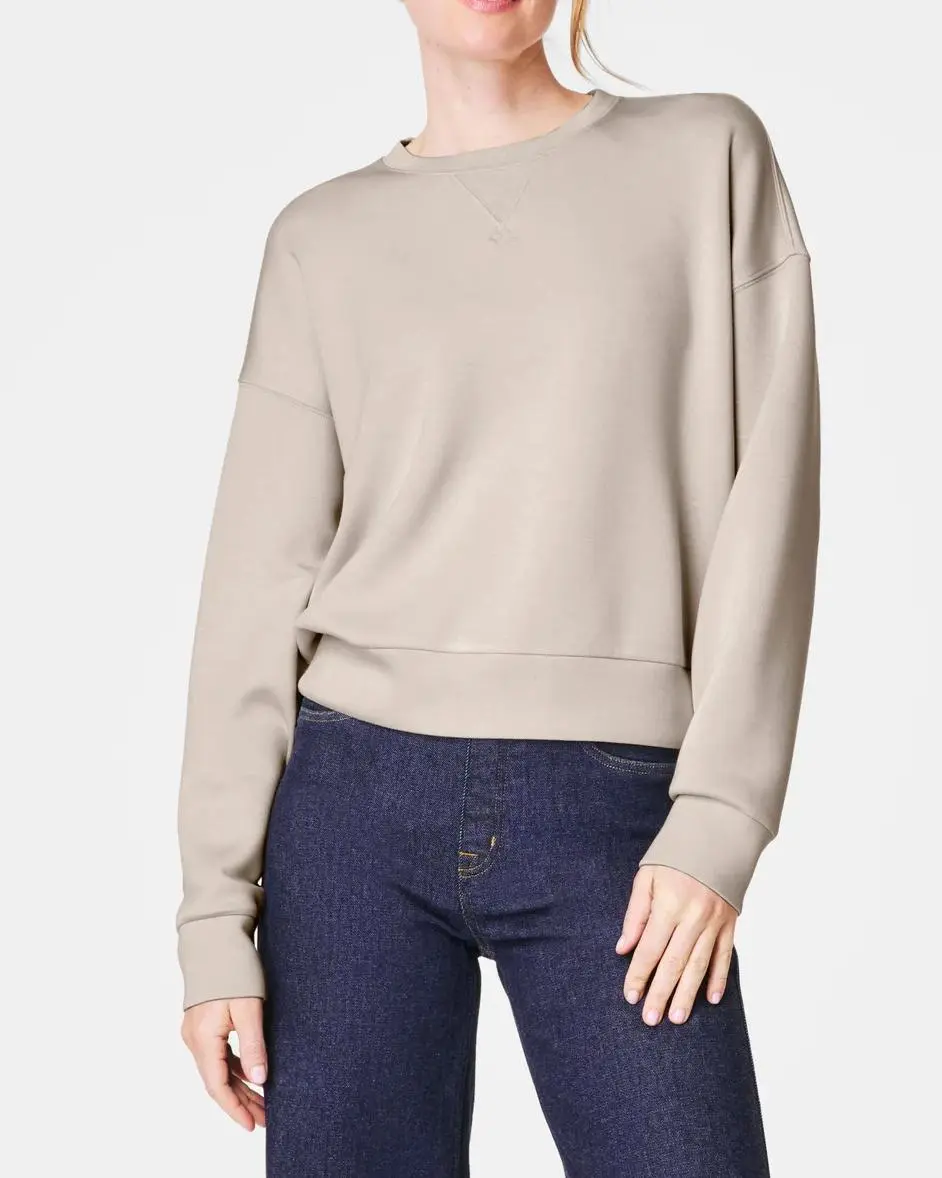 Long-Sleeved Crewneck Sweatshirt
