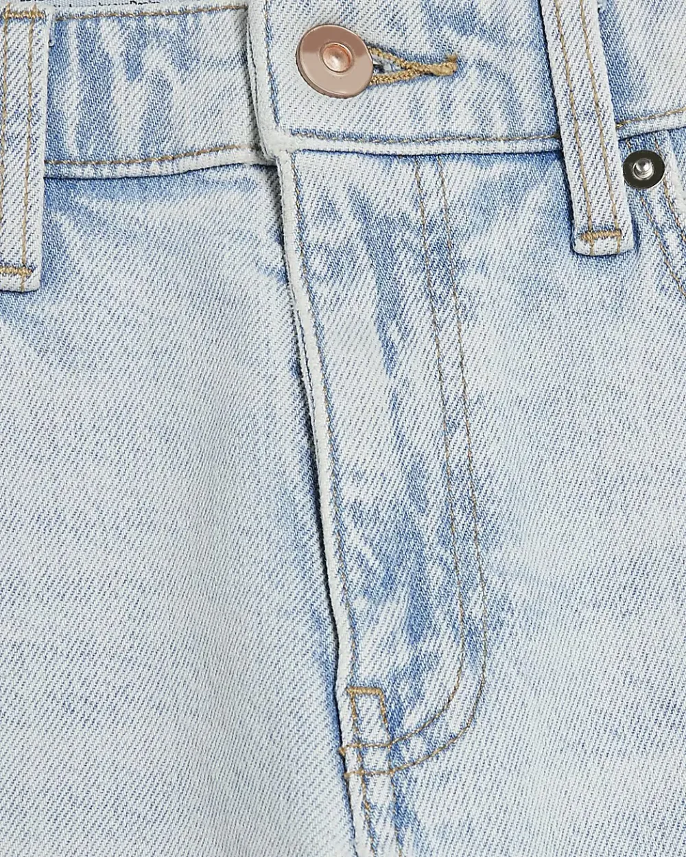 Women's Slim Straight Blue Trousers