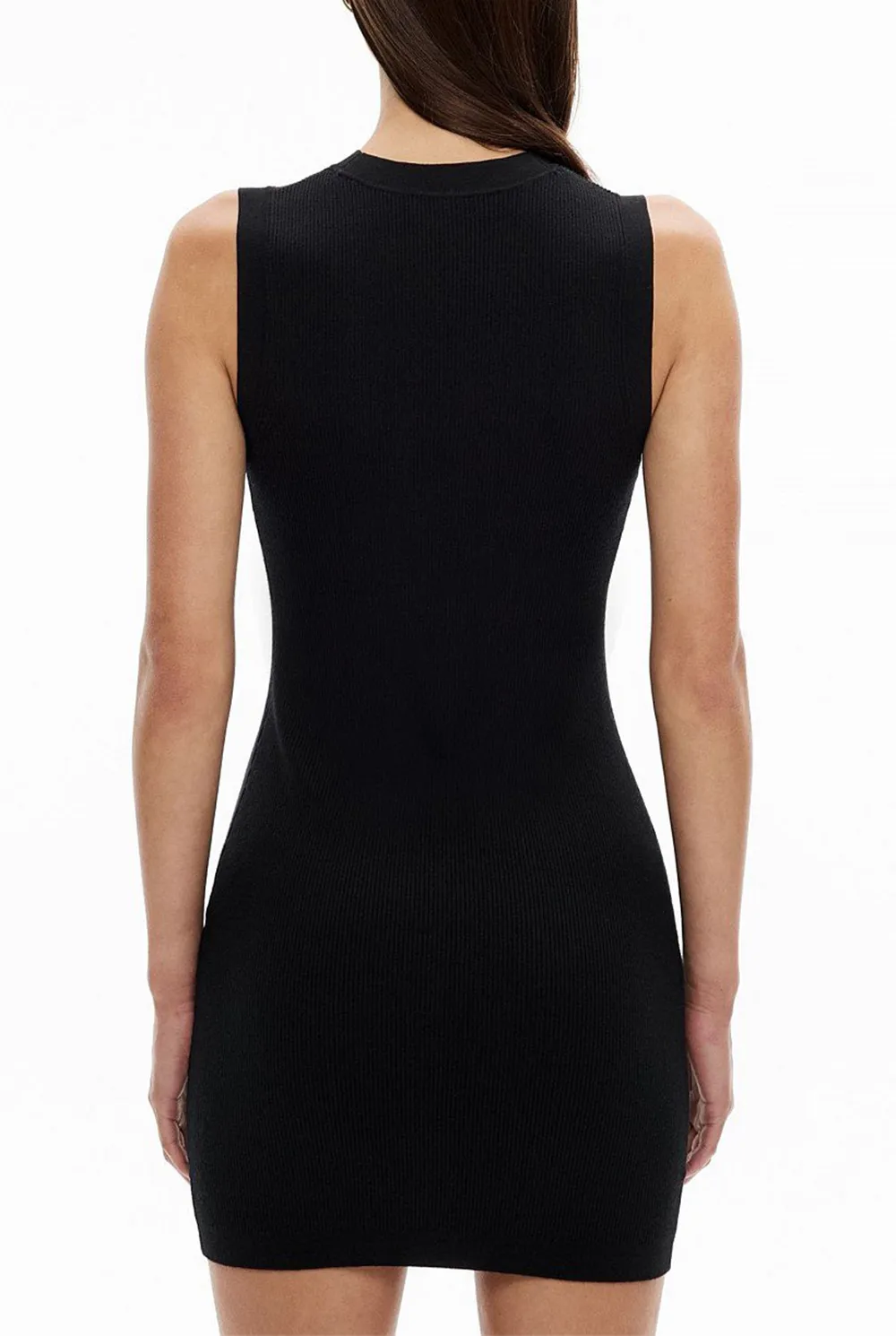 V-Neck Knitted Dress