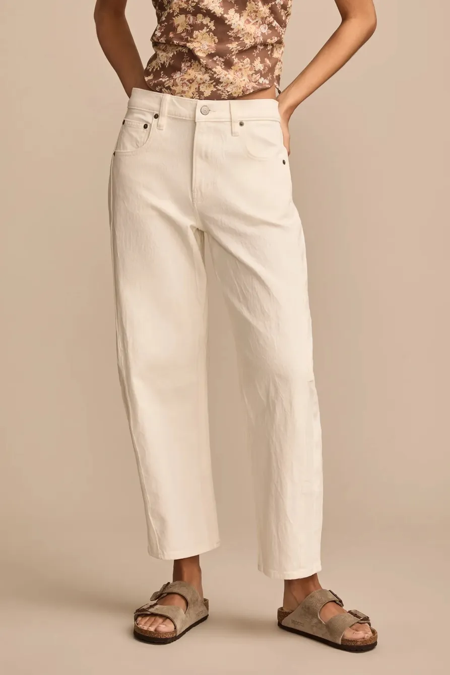 White Lies Wash Barrel leg