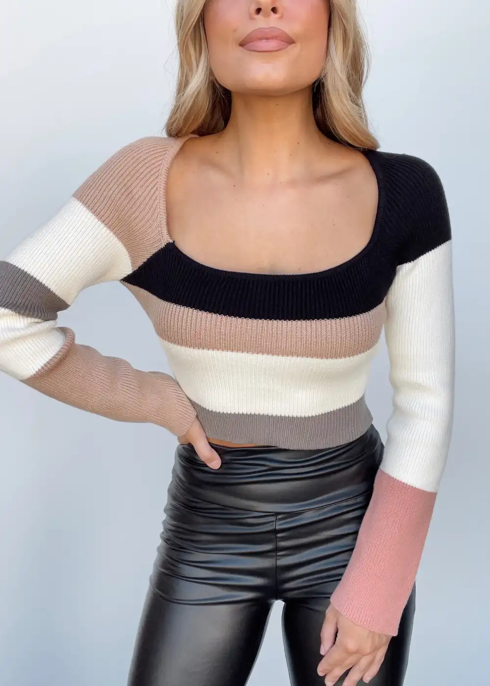 Uptown Striped Sweater