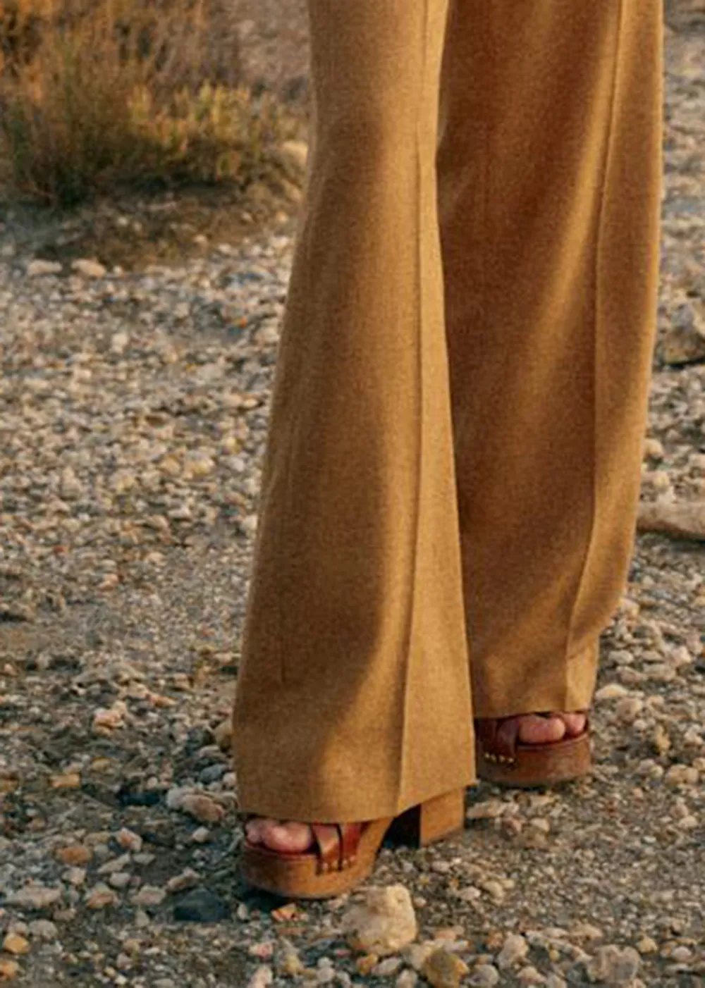 Straight-Leg Pleated Trousers
